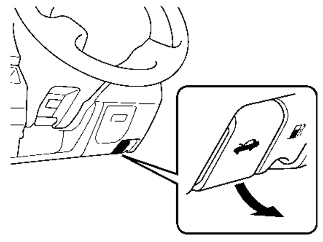 E11系ノート　ボンネット　開け方