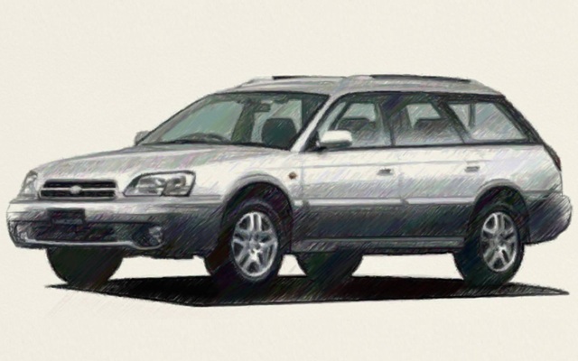 BHレガシィランカスター イラスト