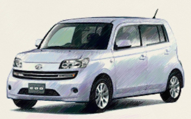 ダイハツ クー イラスト