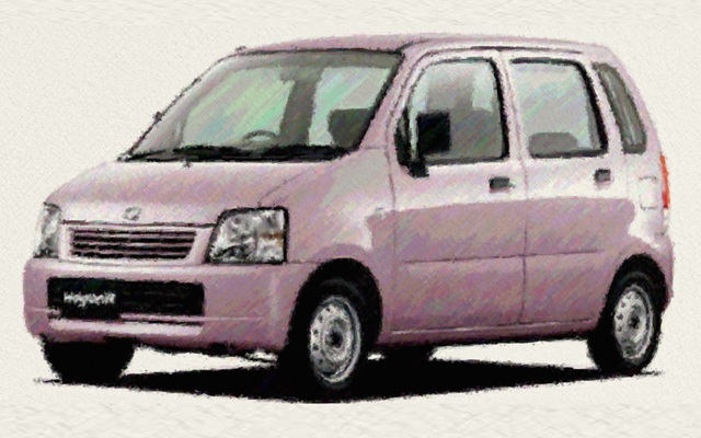 MC22S ワゴンR イラスト