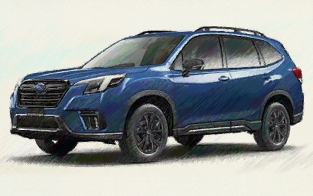 SK系フォレスター　イラスト