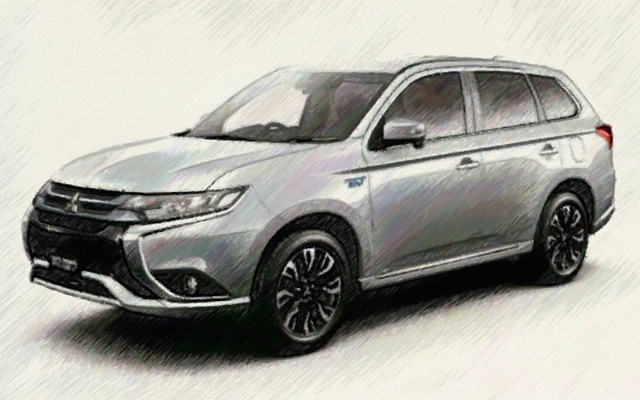 ミツビシ　アウトランダー　PHEV　DLA-GG2W