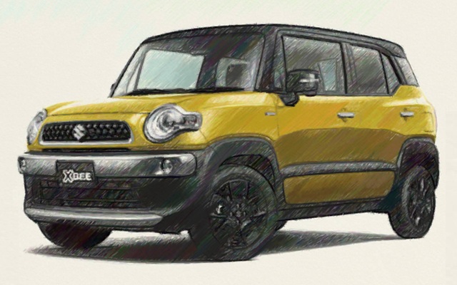 スズキ　XBEEクロスビー　イラスト