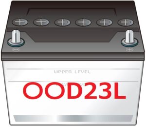 バッテリー　イラスト　D23L