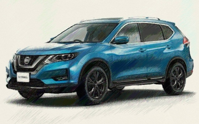 T32系　エクストレイル　e-POWER　イラスト