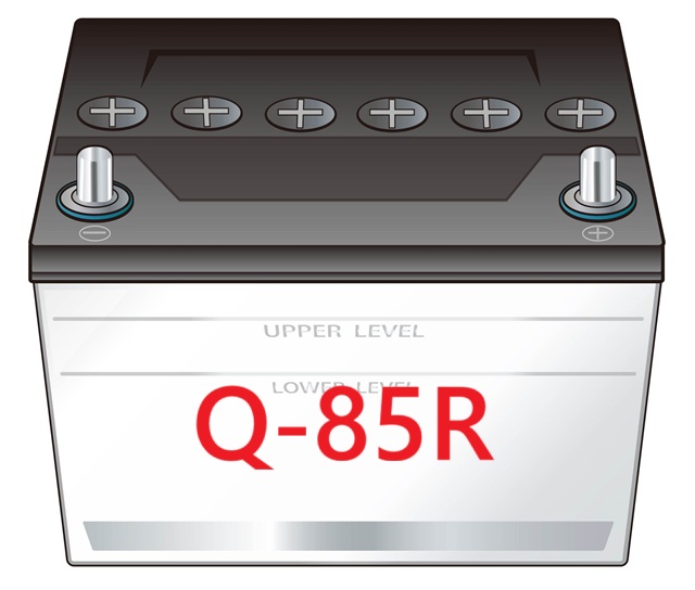バッテリーイラスト Q-85
