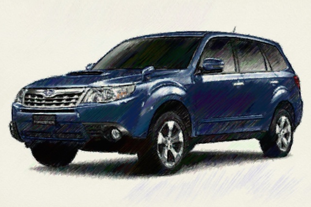 SH系フォレスター　イラスト