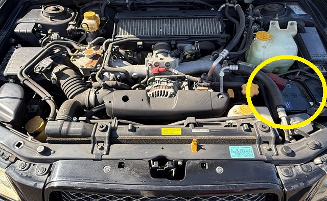 SG系フォレスター バッテリー搭載場所