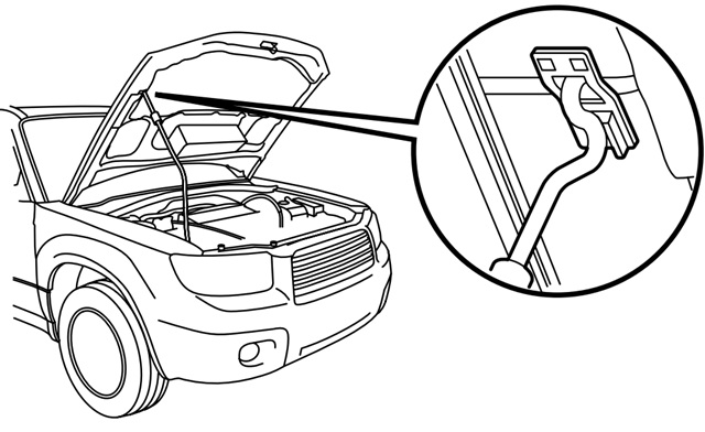 SG系フォレスター ボンネット 固定方法