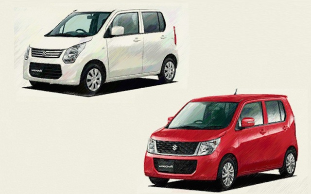 ワゴンRMH34, MH44 イラスト　