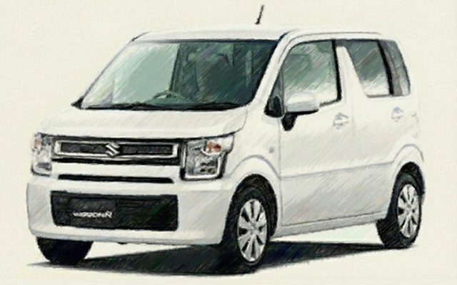 MH85SワゴンR　イラスト