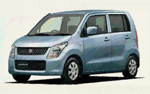 MH23S　ワゴンR　イラスト