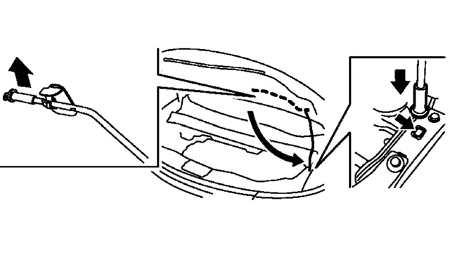 E12ノート ボンネット 固定方法