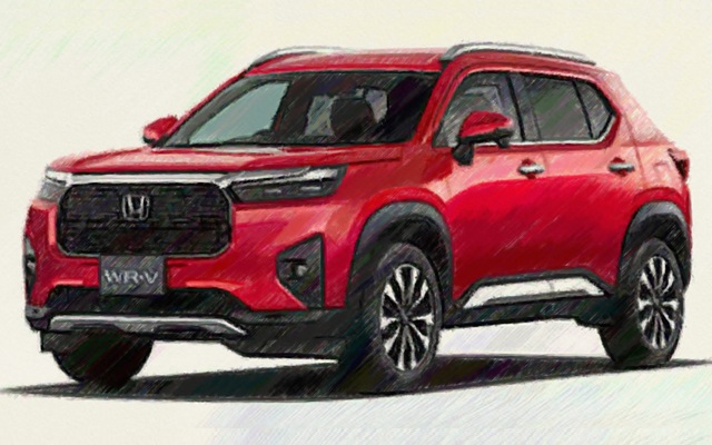 ホンダ WR-V イラスト