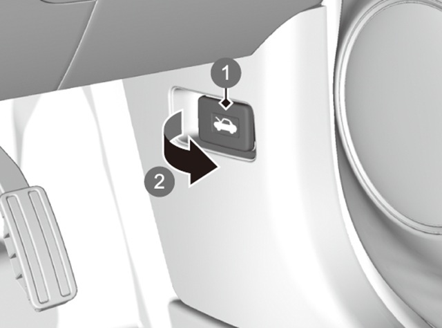 ZR-V ボンネットオープナー　場所