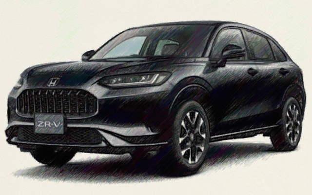 ホンダ ZR-V ガソリン車　イラスト