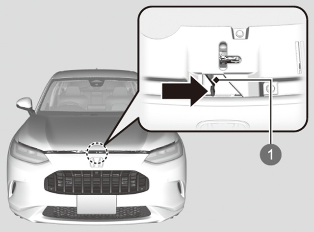 ZR-V ボンネット ロック外し方